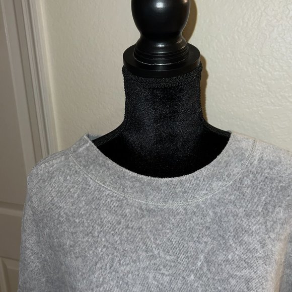 J Jill ultra soft pull over top in gray - Sz XL - Picture 3 of 7